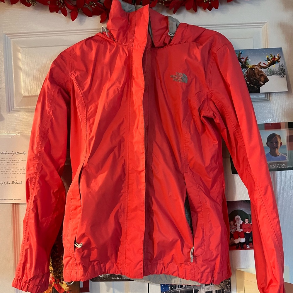 North face rain coat